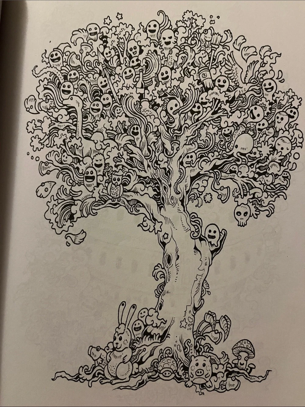 Doodle Invasion Coloring Book by Kerby Rosanes